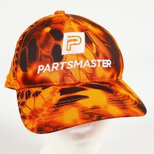 Partsmaster Kryptek Embroidered Logo H&L Strapback Hat Black Orange Outdoor Cap